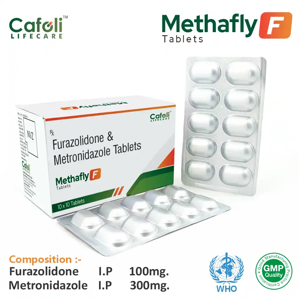 Furazolidone 100 mg + Metronidazole 300 mg Tablet PCD Franchise